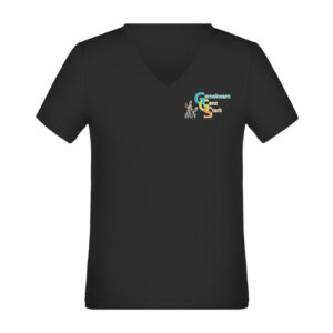 GGS V-Neck T-Shirt schwarz